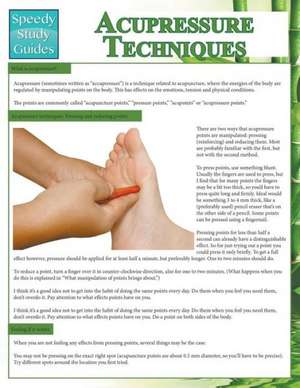 Acupressure Techniques (Speedy Study Guides) de Speedy Publishing LLC