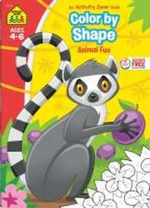 School Zone Color by Shape Animal Fun Workbook de School Zone