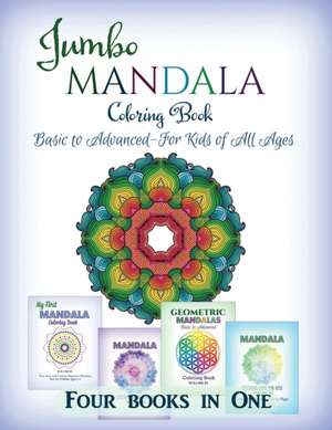 Jumbo Mandala Coloring Book de Kids World Coloring