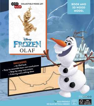 IncrediBuilds: Disney Frozen: Olaf 3D Wood Model and Book de Insight Editions