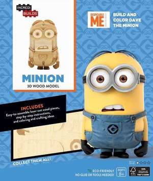 INCREDIBUILDS: MINIONS 3D WOOD MODEL de INSIGHT EDITIONS