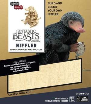 INCREDIBUILDS: FANTASTIC BEASTS AND WHERE TO FIND THEM: NIFFLER 3D WOOD MODEL AN de RAMIN ZAHED