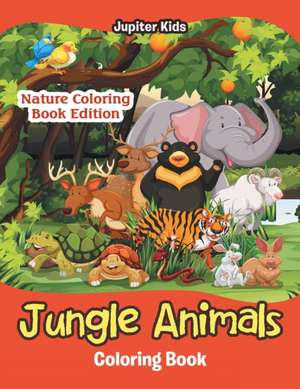 Jungle Animals Coloring Book de Jupiter Kids