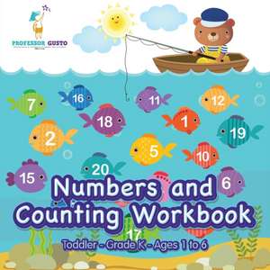 Numbers and Counting Workbook | Toddler-Grade K - Ages 1 to 6 de Gusto