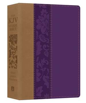 The KJV Study Bible - Large Print [violet Floret] de Christopher D Hudson