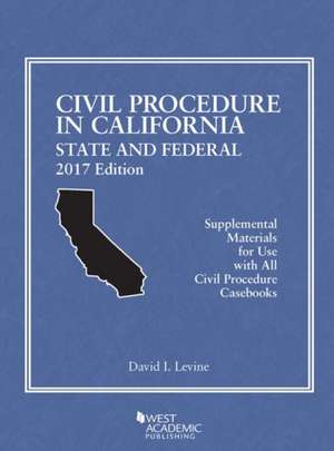 Civil Procedure in California de David Levine