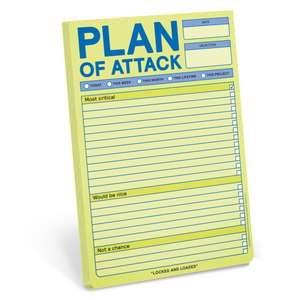 Knock Knock Plan of Attack Classic Pad (Pastel Edition) de Knock Knock