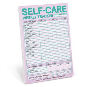 Knock Knock Self-Care Weekly Tracker Pad (Pastel Version)