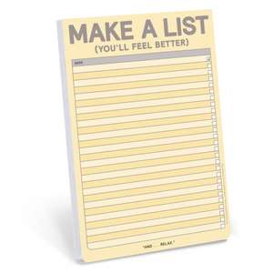 Make a List: Classic Pad de Knock Knock