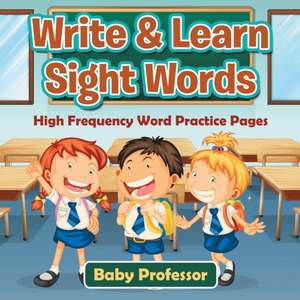 Write & Learn Sight Words | High Frequency Word Practice Pages de Baby