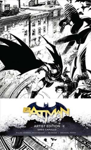 DC Comics: Batman Hardcover Ruled Journal: Artist Edition de Insight Editions