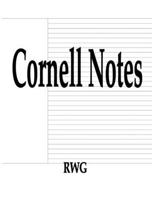Cornell Notes de Rwg