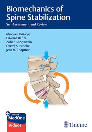 Biomechanics of Spine Stabilization de Maxwell Boakye