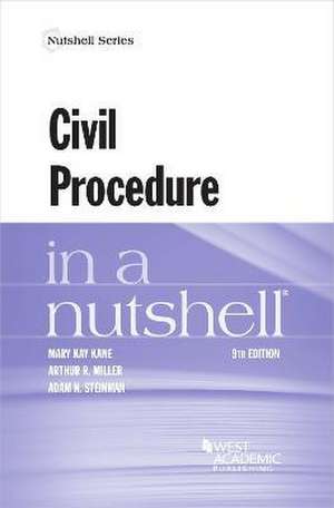 Civil Procedure in a Nutshell de Mary Kay Kane