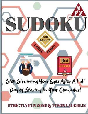 Sudoku Books for Adults Large Print de Tyson Laughlin