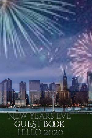 New Years Eve skyline blank guestbook hello 2020 NYC creative journal de Michael Huhn