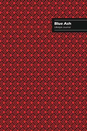 Blue Ash Lifestyle Journal, Creative Write-in Notebook, Dotted Lines, Wide Ruled, Medium Size (A5), 6 x 9 Inch (Red) de Design