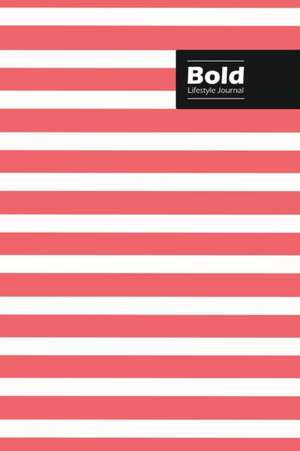 Bold Lifestyle Journal, Creative Write-in Notebook, Dotted Lines, Wide Ruled, Medium Size (A5), 6 x 9 Inch (Pink) de Design