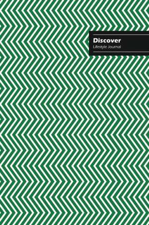 Discover Lifestyle Journal, Creative Write-in Notebook, Dotted Lines, Wide Ruled, Medium Size (A5) 6 x 9 Inch (Green) de Design