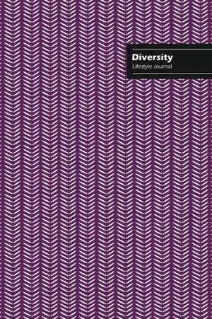 Diversity Lifestyle Journal, Creative Write-in Notebook, Dotted Lines, Wide Ruled, Medium Size (A5) 6 x 9 Inch (Purple) de Design