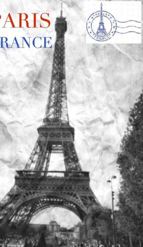 Eiffel Tower Paris black and white creative blank journal de Michael Huhn