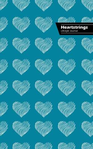 Heartstrings Lifestyle Journal, Blank Notebook, 288 Pages, Wide Ruled, 6" x 9" (A5) Hardcover (Royal Blue) de Design