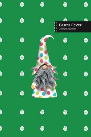 Easter Fever Lifestyle Journal, Blank Write-in Notebook, Dotted Lines, Wide Ruled, Size (A5) 6 x 9 In (Green) de Design