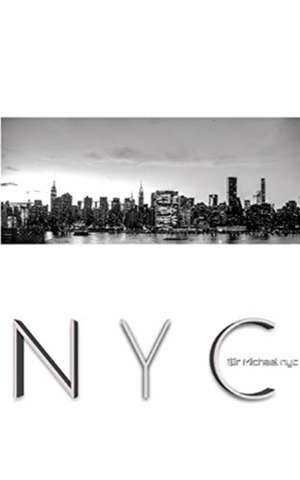 NYC iconic Manhattan skyline creative blank journal notebook $ir Michael designer edition de Michael Huhn