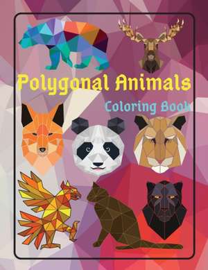 Polygonal Animals Coloring Book de Raz McOvoo