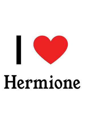 I Love Hermione: Hermione Designer Notebook de Perfect Papers