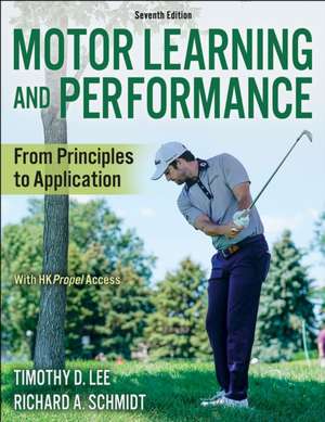 Schmidt, R: Motor Learning and Performance
