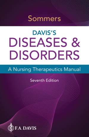 Davis's Diseases & Disorders de Marilyn Sawyer Sommers