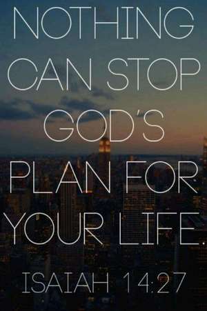 Nothing Can Stop God's Plan: Christian Themed Journal Blank Page Lined Notebook College Ruled Writing Journal and Notebook de Zion Books