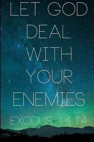 Let God Deal with Your Enemies: 6 X 9 Journal, Christian Themed Blank Page Lined Notebook, College Ruled Writing Journal and Notebook de Zion Books