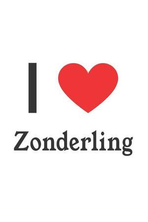 I Love Zonderling: Zonderling Designer Notebook de Perfect Papers