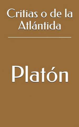 Critias O de la ATL de Plat