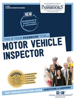 Motor Vehicle Inspector (C-2384) de National Learning Corporation