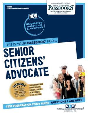 Senior Citizens' Advocate (C-3969) de National Learning Corporation