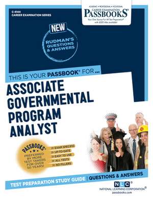 Associate Governmental Program Analyst (C-4144) de National Learning Corporation