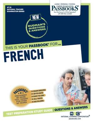 French (Nt-19): Passbooks Study Guide Volume 19 de National Learning Corporation