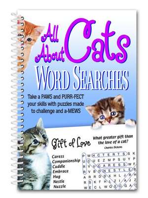 All about Cats Word Searches de Product Concept Editors