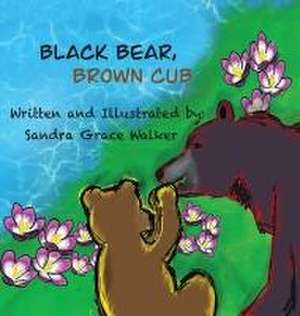 Black Bear, Brown Cub de Sandra Grace Walker