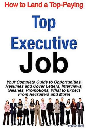 How to Land a Top-Paying Top Executive Job de Brad Andrews