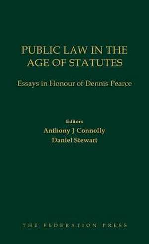 Public Law in the Age of Statutes de Anthony Connolly