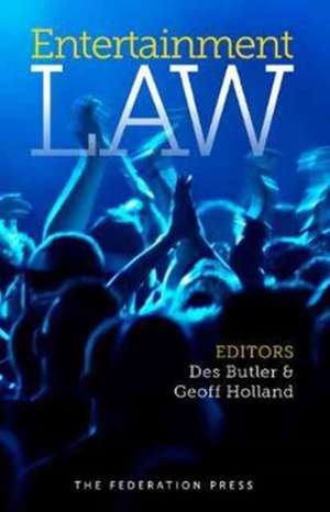 Entertainment Law de Des Butler