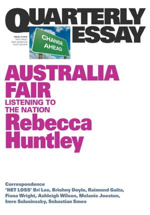 Australia Fair de Rebecca Huntley