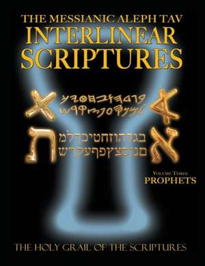 Messianic Aleph Tav Interlinear Scriptures Volume Three the Prophets, Paleo and Modern Hebrew-Phonetic Translation-English, Bold Black Edition Study B: A Miraculous Journey Into Holistic Healing de Sanford, William H.