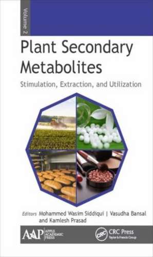 Plant Secondary Metabolites, Volume Two: Stimulation, Extraction, and Utilization de Mohammed Wasim Siddiqui