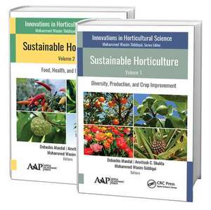 Sustainable Horticulture, 2 Volume Set de Debashis Mandal