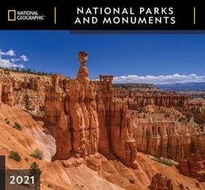 Cal 2021- National Geographic National Parks & Monuments Wall de National Geographic